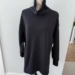 NWOT Lululemon Black Funnel Neck Tunic Sweatshirt